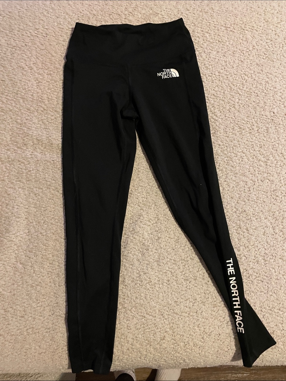The North Face Black Logo Girls' Active Leggings